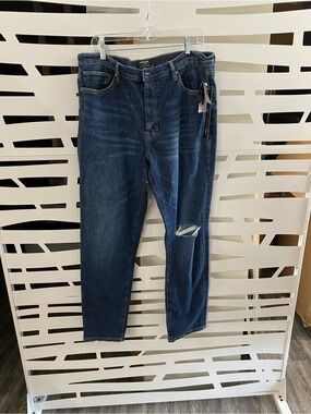 Earnest Sewn Men's Indigo Blue Slim-Straight Jeans